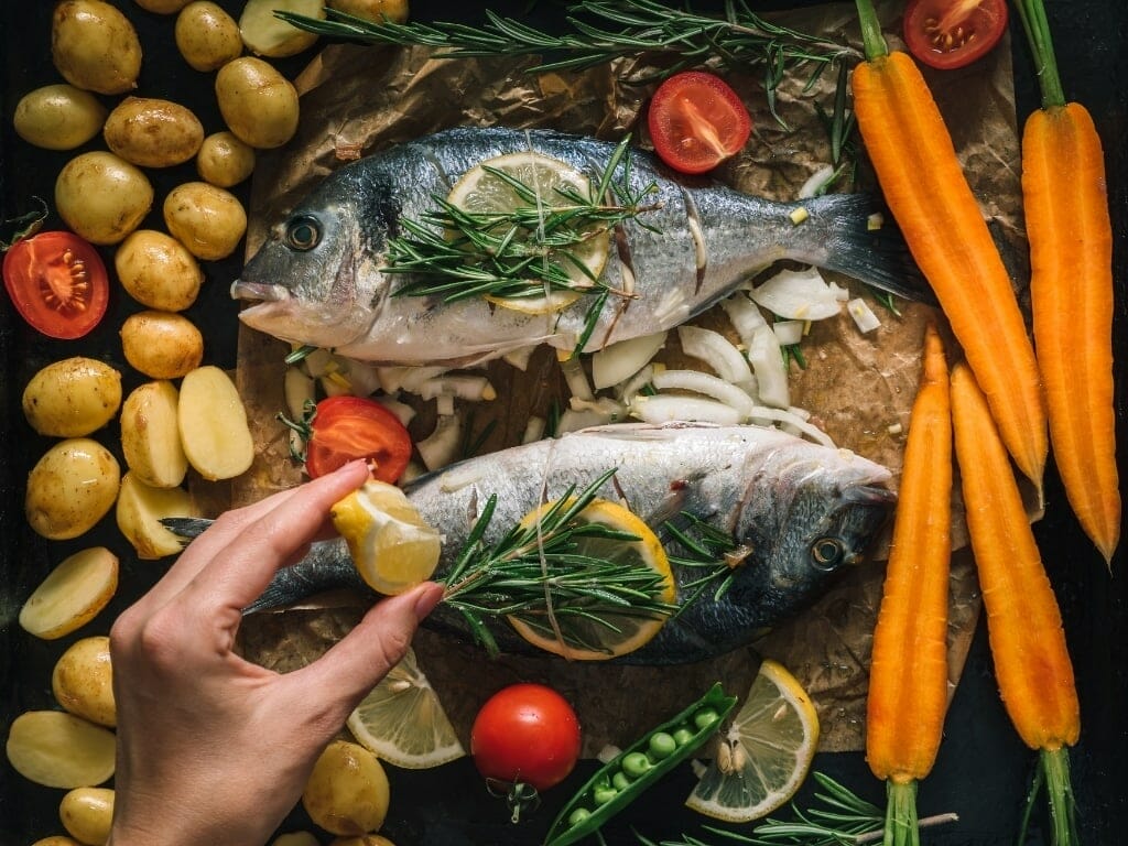 Plancha poissons grillés