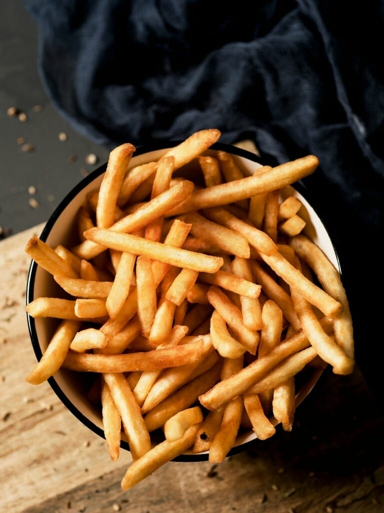 Frites dans bol