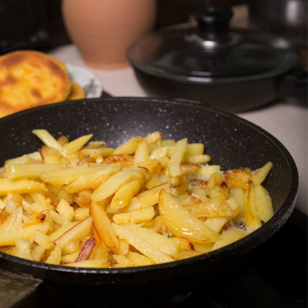 Frites à la poêle