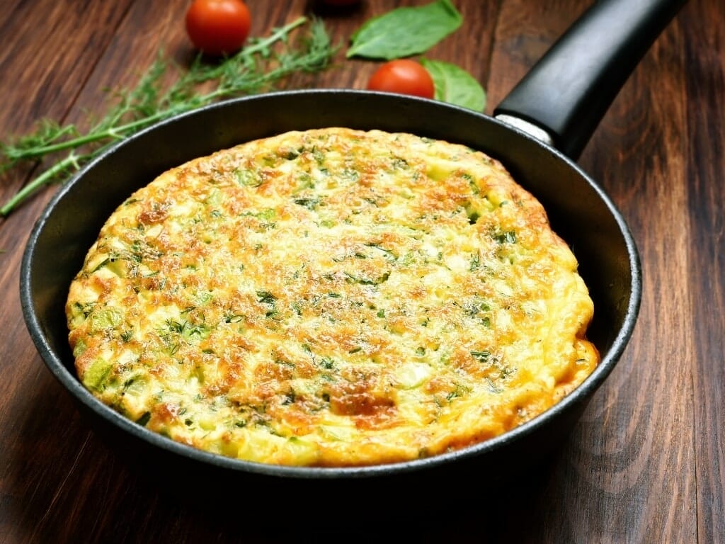 Poêle Tefal avec omelette