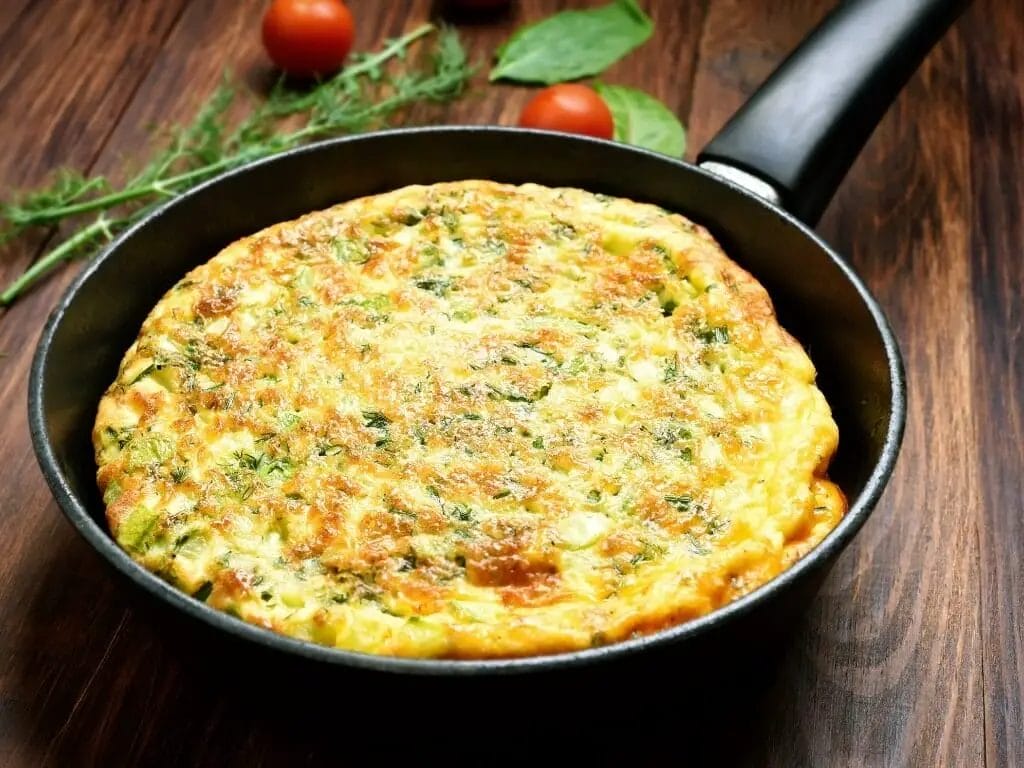 Poêle antiadhésive omelette